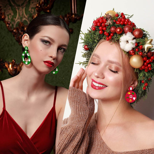 Set of 36 Polymer Clay Cutters for Earring Mini Clay Cutters for Polymer Clay Jewelry Small Clay Cutters Plastic Clay Molds Pottery Tools for Jewe...