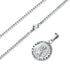 ORAZIO SAINT CHRISTOPHER Necklace 3.5mm Stainless Steel Penant Necklace Curb Link Chain 22-24 Inches...
