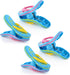 O2COOL Boca Clips - Beach Towel Clips for Beach Chairs, Pool and Patio Accessories Clothes Pins for Bags, 2-Pack (Flip Flop)...