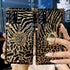 for Samsung Galaxy A52 Trunk Case,Luxury for Women Girls Box Design Gold Glitter Bling Cute Leopard Pattern Soft Cover with Finger Ring Grip Kicks...