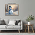 Posterizer 1 pcs-cute snowman in snowy wintery nature 4-Landscape & Nature Art-Holiday Poster Collection-Living Room Bedroom Decor- unframed wall ...