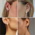 FUNRUN JEWELRY 16G Cartilage Earrings Stud for Women Men Stainless Steel Stud Earrings Hypollergenic CZ Butterfly Heart Helix Tragus Piercing Jewe...