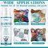 Diamond Painting Sealer (120ml*2), Puzzle Glue Clear, Diamond Painting Accessories with Permanent Fixation and Shining Effect, Diamond Painting Ar...