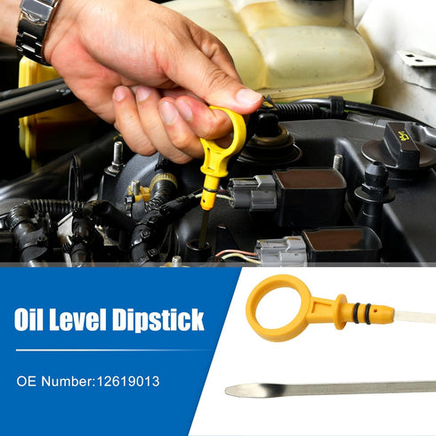 uxcell Engine Oil Level Indicator Dipstick for Chevrolet Silverado 1500 2008-2013 for GMC Sierra 1500 2007-2013 No.12619013...