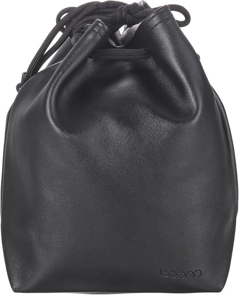 PATIKIL Soft Drawstring Lens Case, Lens Pouch Bag with Cotton Pad 5.91" x 3.94" Thick Fleece Cloth Camera Lens Bag for SLR Lens Water Cups Black...