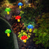 Outdoor Solar Mushroom Lights LED Solar Garden Decor Stake Lights, 8 Lighting Modes Solar Yard Ornament Lights, Outdoor Waterproof Solar Lights fo...