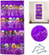 Hanging Over Door Toy Storage Organizer (24 Pockets), Compatible with LOL OMG Dolls Surprise Doll (Toys Not Included), Purple(57.5''x22'') (Purple...