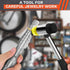 Small Rubber Mallet Hammer – 25 mm Lightweight Double-Sided Rubber and Plastic Head | Non-Slip Ergonomic Grip | Durable, Scratch-Free Tool for Jew...