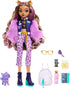 Monster High Clawdeen Wolf Doll with Pet Dog Crescent & Accessories like Backpack, Planner, Snacks & More...