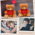 2 Pcs Little Bear Plush Stuffed Animal Sympathy Gifts Memory Bear with a Bear Hug Sign Funeral Gift for Kids Bereavement Comfort Child Loss of Lov...