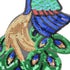 2 Pack Colorful Sequins Peacock Patch Iron On/Sew on Embroidered Applique Patch Craft Fashion Accessories for DIY Clothes...