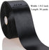 YASEO 2 Inch Black Solid Satin Ribbon, 50 Yards Craft Fabric Ribbon for Gift Wrapping Floral Bouquets Wedding Party Decoration...