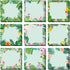 450 Sheets Tropical Palm Sticky Notes Luau Party Favor Hawaiian Fun Notepad Summer Themed Beach Memo Pad Self Adhesive 2.9" Mini Sticky Note for T...