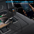 PLDHPRO Retractable Car Charger 4 in 1 62W Fast Charging Adapter, Retractable Cable and Dual Charger Ports Compatible iPhone 15/14/13/12 Pro Max X...