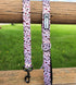 Bagel & Friends Matching Dog Collar & Leash Set XSmall, Small, Medium, Large for boy, Male, Female, Girl Dogs and Puppy (Medium, Speckled in Pink)...