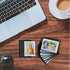 Magnetic Polaroid Picture Frame 2.5 * 3.5", Instax Mini Frame Photo Magnets, Min Photo Sleeve Pocket for Fridge, Wallet Size Picture Frame, Black-...