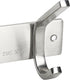 WEBI C-CBG05 Heavy Duty SUS 304 Hook Rail Coat Rack, 5 Hooks, Great Home Storage & Organization for Bedroom, Bathroom, Foyer, Hallway, Brushed Fin...