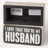 Primitives by Kathy Pinstripe Trimmed Box Sign, 5" x 2.50",Black/White...