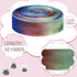 Shappy 1 Inch x 50yard Rainbow Gift Rainbow Ribbon for Gift Wrapping Organza Ribbon Shimmer Sheer Rainbow Colors Ribbon...