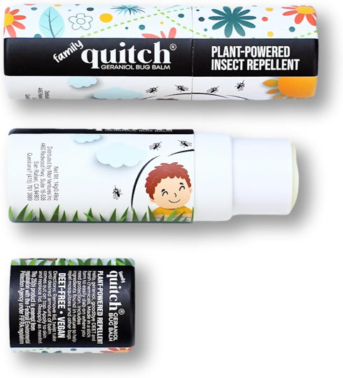 Geraniol Bug Balm, Bug Spray Alternative Travel Size Repellent, DEET Free Mosquito Shield for Kids, Natural Travel Size Mosquito Repellent Wipes A...
