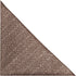 King & Priory Saddle Brown Herringbone with Pinstripe Pocket Square, Handkerchief, Tweed...