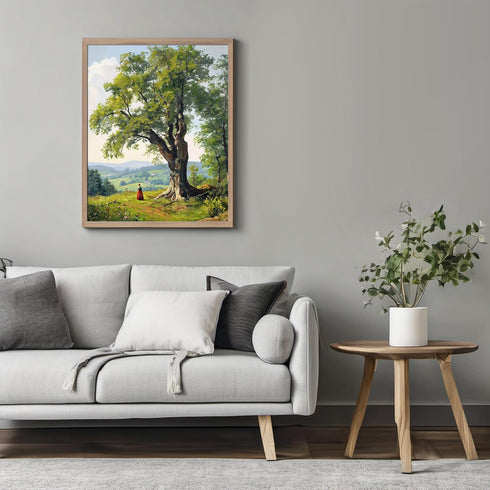 Posterizer 1 pcs-serene countryside scene in oil painting style 1-Collectibles & Fine Art-Landscape & Nature Art- Gift for Men Women Entrepreneur ...