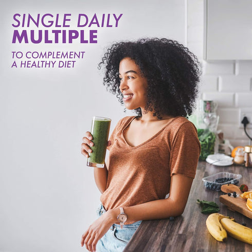 Bluebonnet Nutrition Multi ONE (Iron-Free), Daily Nutritional Support*, Kosher Certified, Gluten-Free, Dairy-Free, Vegetarian Friendly, 30 Vegetab...