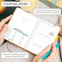 Clever Fox Food Journal Pocket - Daily Food Diary, Meal Planner to Track Calories & Nutrients, Weight Loss Tracker Notebook, 4x5.5” (Amber Yellow)...