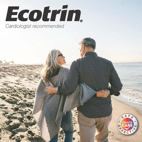 Ecotrin 81 mg Low Strength Safety Coated Aspirin - 150 Tablets, Pack of 2...