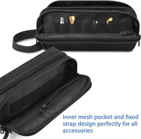 Carrying Case Compatible for AstroAI/for AZUNO Digital Tire Pressure Gauge with Inflator, Waterproof All-in-One Tire Pressure Gauge Protective Sto...