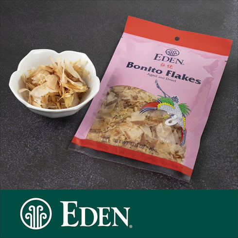 Eden Japanese Bonito Flakes, Shaved Skipjack Tuna, Katsuobushi ??, Traditionally Aged and Dried, Hardwood Smoked, Make Dashi and Miso Soup, 1.05 o...