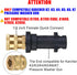 M MINGLE Pressure Washer Gun Adapter, to 1/4'' Quick Connect Fitting, Only Compatible Karcher K2, K3, K4, K5, K6, K7...