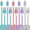 USB C Cable, 5Pack?3/3/6/6/10FT? Nylon Braided 3A Fast Charging Cord for Samsung Galaxy Samsung Galaxy S22 S21 S20 A20 A50 S10 LG Xiaomi Motorola....