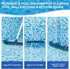 Pool Brush with Rotatable Handle,17.5" Pool Brush Head for Inground Pools, Above-Ground & Vinyl Pools, Heavy-duty Pool Brushes for Cleaning Pool W...
