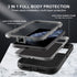 for iPhone 11 Pro Max Case, Military Grade 3 in 1 Heavy Duty Shockproof/Drop Proof/Dust Proof Case with 2Pcs Tempered Glass Screen Protector (Blac...