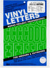 Graphic Products Permanent Adhesive Vinyl Letters and Numbers (160 /pkg), 3", Green...