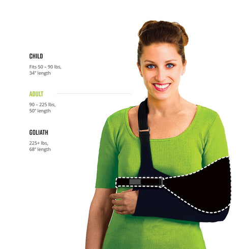 Brownmed - Joslin Sling Swathe - Arm Sling Accessory - Shoulder Stabilizer for Elbow Slings - Immobilizer Strap that Gently Holds the Arm Against ...