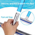 UNCO- Pool Brush Head, 17.3 in, Swimming Pool Wall & Tile Brush, Aluminium Swimming Pool Brush Head for Inground Pools, Nylon Bristles, Pool Clean...