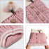 Dog Sweater Turtleneck Knitwear Doggie Pullover Sweater Doggy Winter Coat Warm Pet Clothes Puppy Holiday Clothing Buttons Knitted Outfits for Smal...