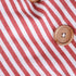Red Stripes Buttons Linen Decorative Accent Throw Pillow Cases Cushions Covers for Sofa Couch Bed 16 x 20 Inches...