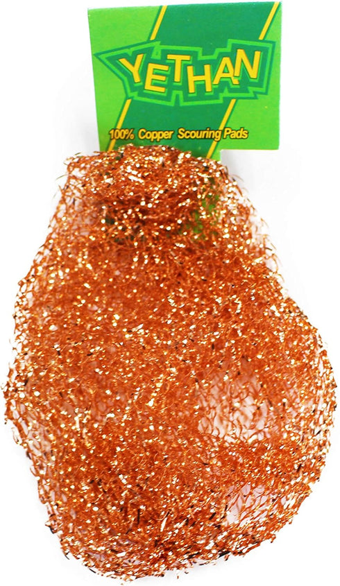 Copper Scouring Pad, Scrubbing Scour Pads 10 Pcs/Pack, Pure Copper, 13g / Pc...