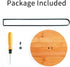TIEYIPIN Paper Towel Holder, Countertop Roll Stand with Anti-Skid Wooden Bamboo Base for Kitchen, Cabinet, Table...