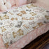Safari Jungle African Animal Baby Blanket Boy Girl Gift Gender Neutral, Elephant Giraffe Lion Flannel Fleece Nursery Bed Blankets, Soft Lightweigh...