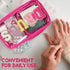 Hillban 2 Pcs Medicine Bag Chenille Letter Bag Preppy Clear Makeup Meds Travel Bag Nylon Pouch Set PVC Transparent Cosmetic Bag Mini First Aid Chr...