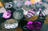 Sweet 16 Birthday Decorations Purple Silver Black for Women/Girl 16th Birthday Party Decorations Purple Silver Black Foil Hanging Swirls Decoratio...