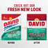 DAVID Roasted and Salted Jumbo Sunflower Seeds, Sour Cream and Onion Flavor, 5.25oz....