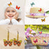 200Pcs Wooden Butterfly Buttons Bulk - 1 Inch Decorative Butterfly Buttons with 2 Holes for Craft DIY Sewing...
