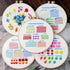 BREENHILL Embroidery Kit for Beginners, 5 Sets with Practice Kit, White Fabric, Tutorial Instructions, Art Craft Kit for Adults & Kids...