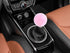Abfer Round Ball Shift Knob Car Gear Stick Shifter Knobs Shifting Lever Replacement Fit Most Automatic Manual Transmission Vehicles (Pink)...