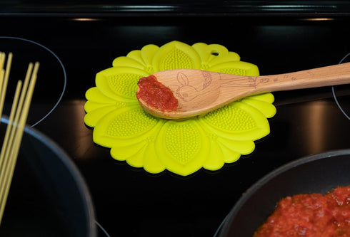 Talisman Designs No-Slip Grip Silicone Hot Pad & Trivet, Surface Protection from Hot Dishes, Up to 500-Degree Heat Resistance, Multipurpose Kitche...